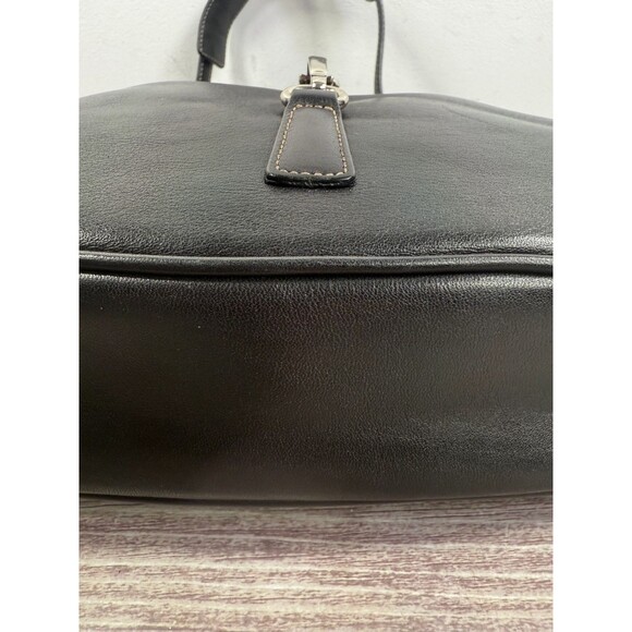 Vintage COACH Hamptons 7778 Hobo Clip Black Leather Stitching EXCELLENT - Picture 13 of 17